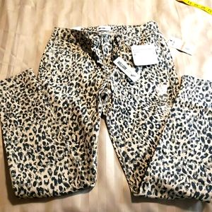 William Rast Cheetah print pants NWT